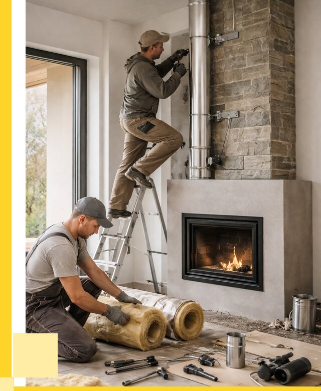 Монтаж дымоходов для каминов в Сыктывкаре от 15467 р. ЭриданСкт