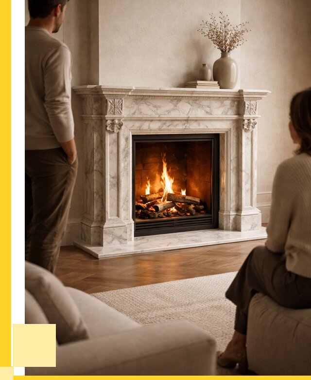 Мраморные камины под ключ в Сыктывкаре от 257775 р. | ЭриданСкт