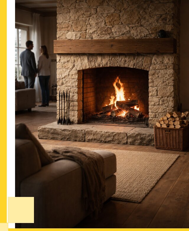 Открытые камины под ключ в Сыктывкаре от 154665 р. ЭриданСкт