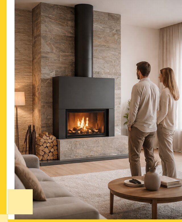 Закрытые камины под ключ в Сыктывкаре от 123732 р., ЭриданСкт