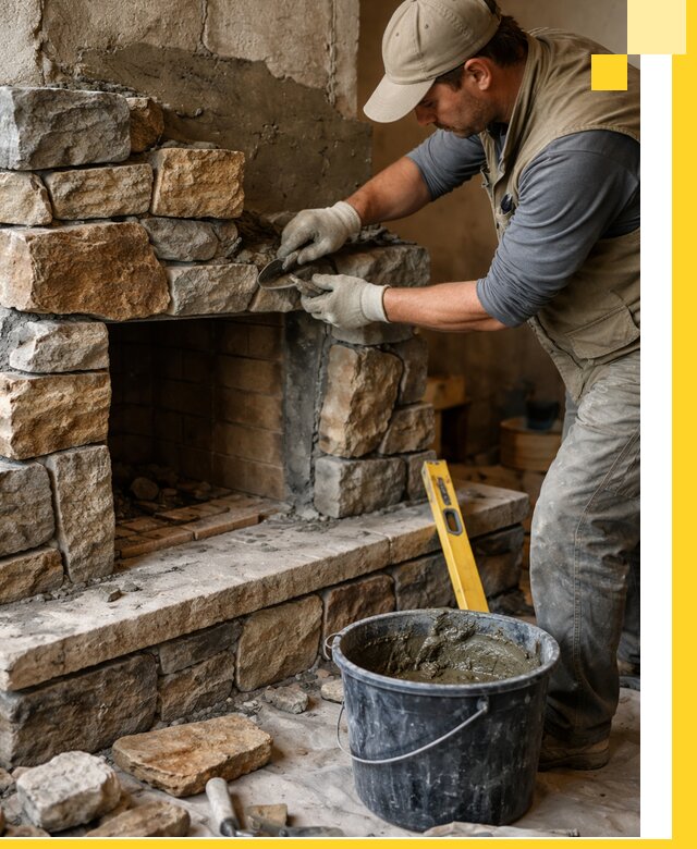 Изготовление и установка каменных каминов под ключ в Сыктывкаре