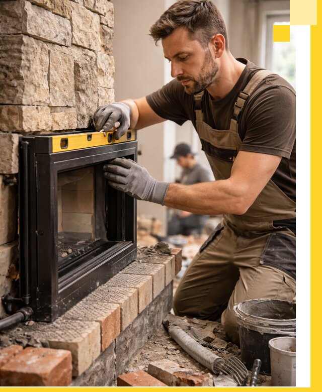 Дровяные камины под ключ в Сыктывкаре: монтаж, обустройство