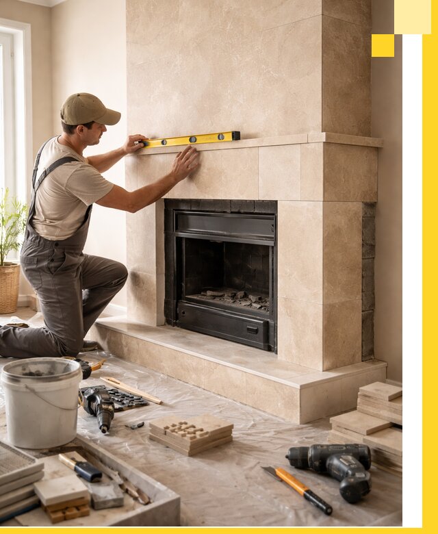 Установка и монтаж каминов в частном доме под ключ в Сыктывкаре