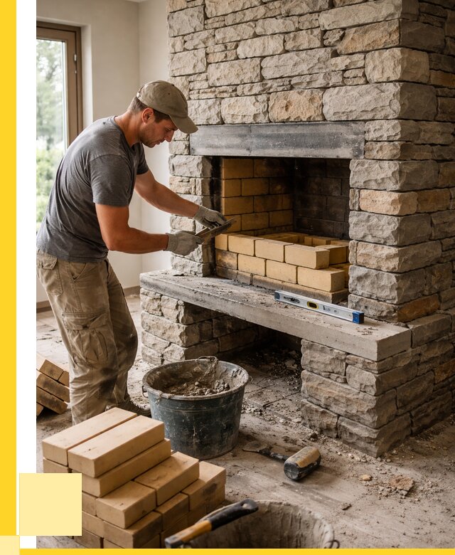 Кладка каминов и камина в Сыктывкаре от 25778 р. ЭриданСкт