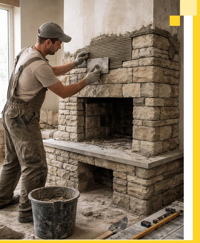 Строительство каминов под ключ в Сыктывкаре от проектирования до монтажа