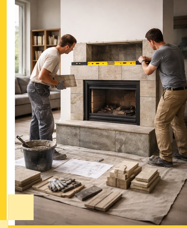 Монтаж каминов и установка в Сыктывкаре от 46400 р. | ЭриданСкт