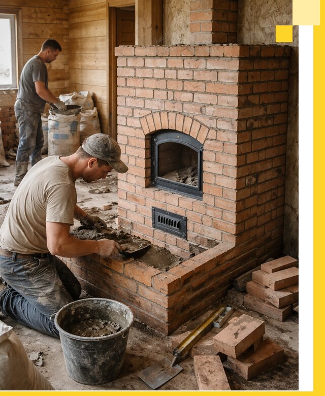 Профессиональное строительство печей в Сыктывкаре под ключ