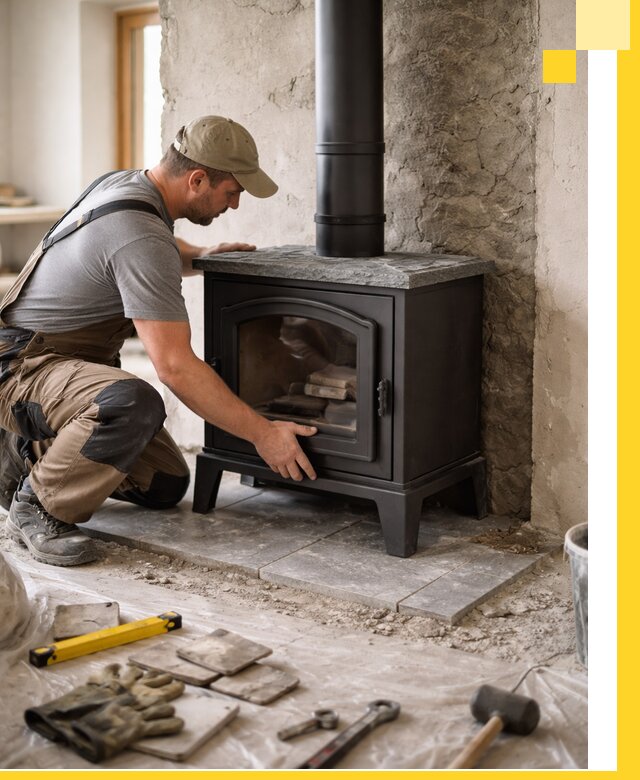 Профессиональный монтаж печей и каминов в Сыктывкаре под ключ