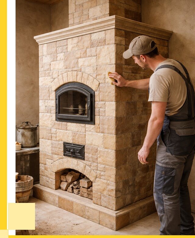 Облицовка печей в Сыктывкаре от 4640 р. под ключ | ЭриданСкт