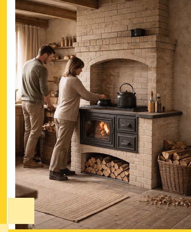 Печи с плитой в Сыктывкаре от 46400 р. | ЭриданСкт — кирпичная печь