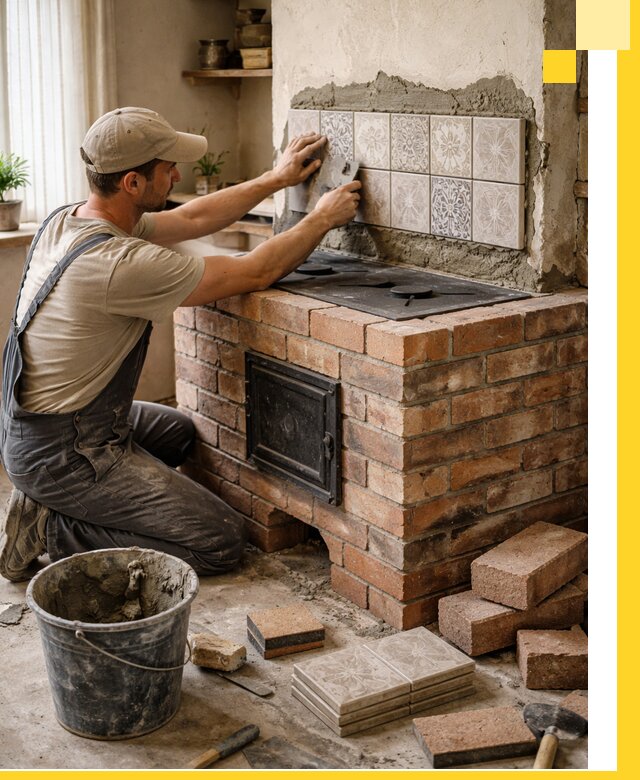 Печи с плитой на заказ монтаж гарантия и сервис в Сыктывкаре