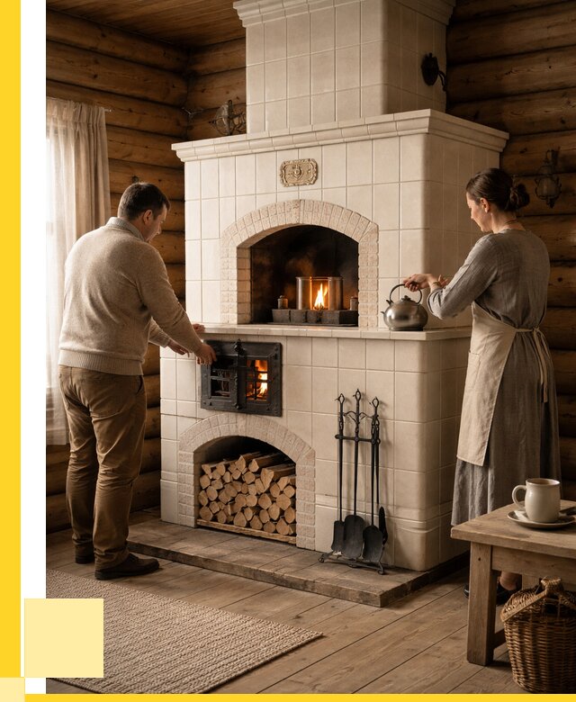 Русские печи в Сыктывкаре: установка от 154665 р. ЭриданСкт