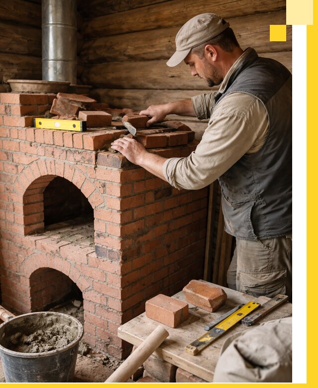 Изготовление и установка русских печей в Сыктывкаре под ключ