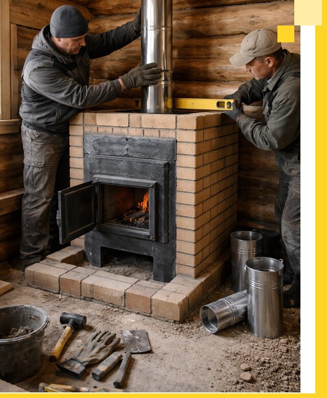 Проектирование, изготовление и установка банных печей в Сыктывкаре