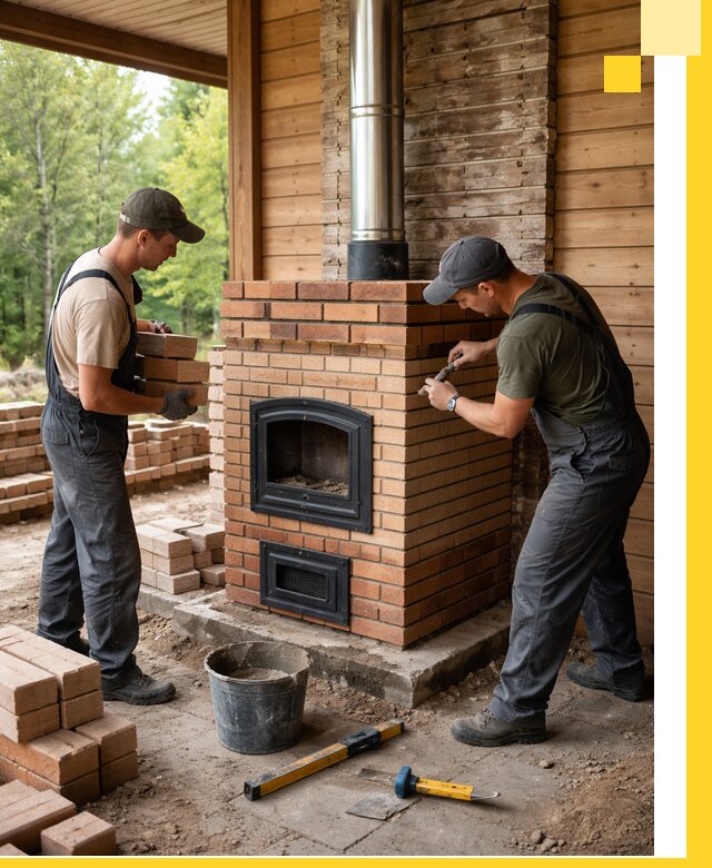 Производство и установка дачных печей под ключ в Сыктывкаре