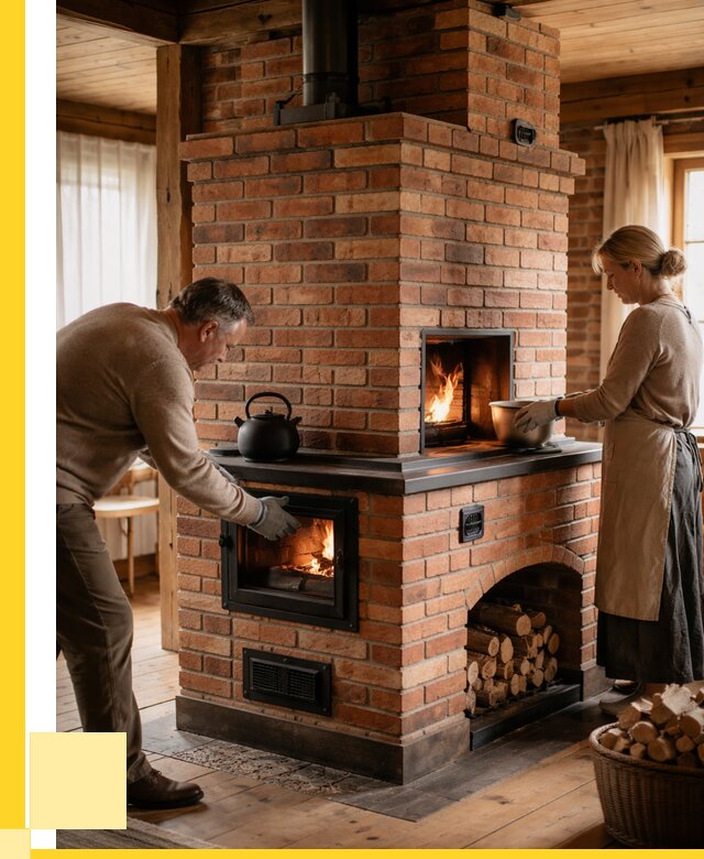 Печи для загородного дома под ключ в Сыктывкаре от 82488 р. | ЭриданСкт