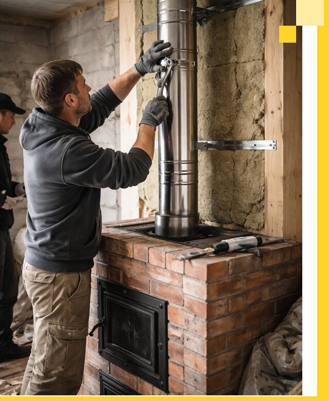 Изготовление и монтаж печей и дымоходов под ключ в Сыктывкаре