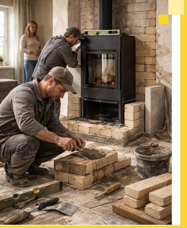 Печи и камины под ключ: проект, установка в Сыктывкаре