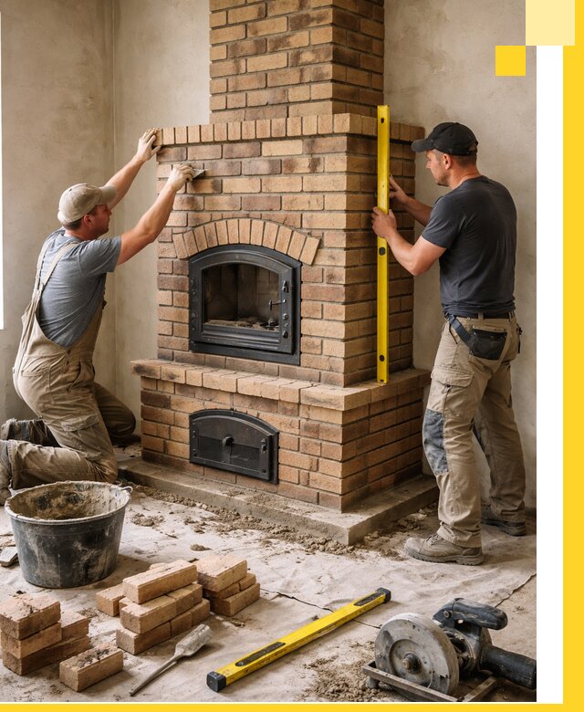 Продажа и установка печей и каминов для дома под ключ в Сыктывкаре