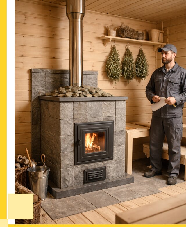 Печи для бани под ключ в Сыктывкаре от 123732 р. | ЭриданСкт