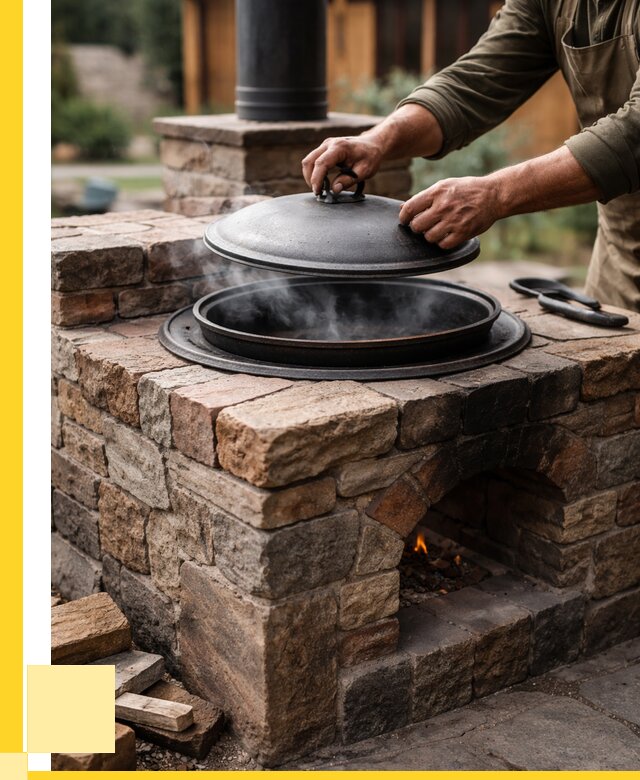 Печи для казана в Сыктывкаре по цене от 18560 р. | ЭриданСкт