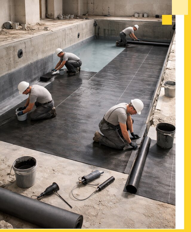 Профессиональная гидроизоляция бассейнов и чаш в Сыктывкаре под ключ