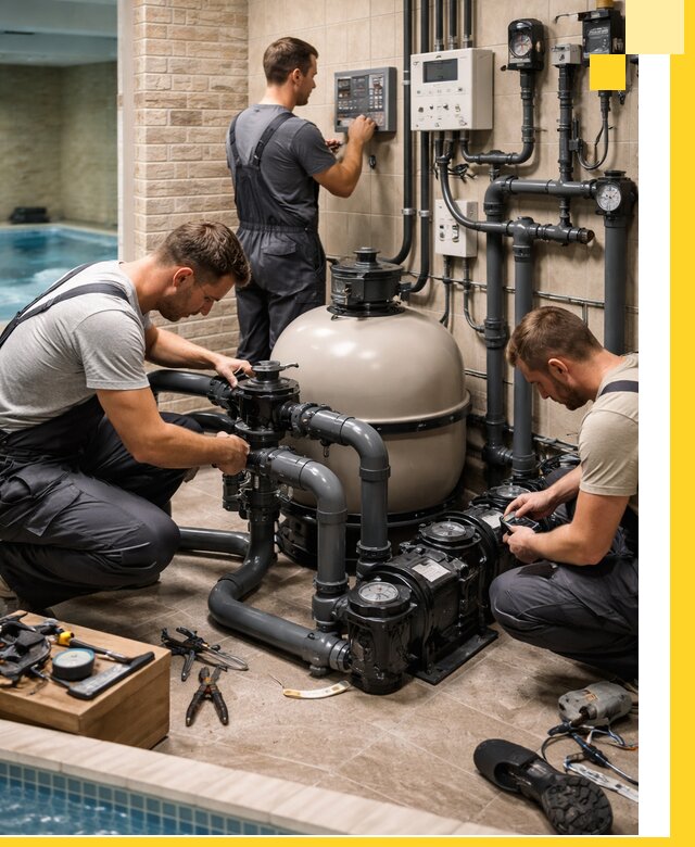 Комплексное оборудование для бассейнов под ключ в Сыктывкаре