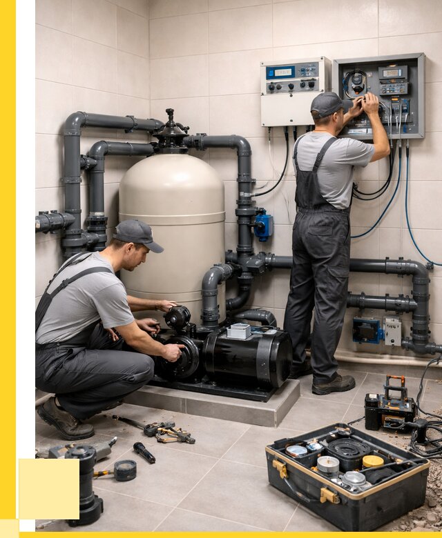 Монтаж оборудования для бассейнов в Сыктывкаре от 41244 р. | ЭриданСкт