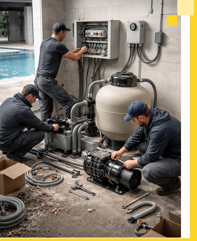 Профессиональный монтаж оборудования для бассейнов в Сыктывкаре