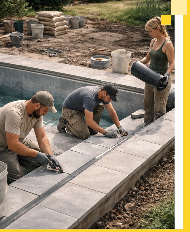 Строительство и монтаж уличных бассейнов под ключ в Сыктывкаре