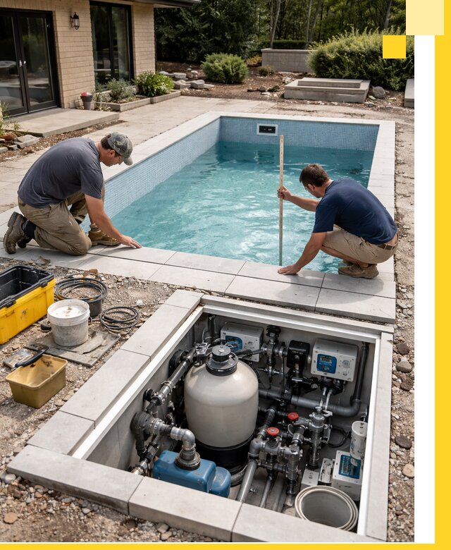 Строительство качественных домашних бассейнов под ключ в Сыктывкаре