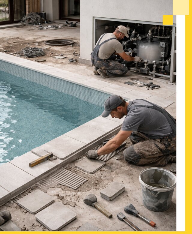 Строительство и монтаж бассейнов в коттедже в Сыктывкаре