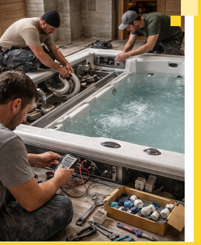 Гидромассажные бассейны под ключ в Сыктывкаре, дизайн и монтаж