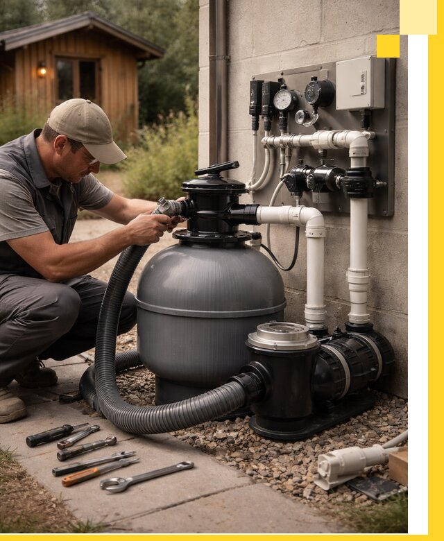 Продажа и монтаж фильтров и насосов для бассейнов в Сыктывкаре