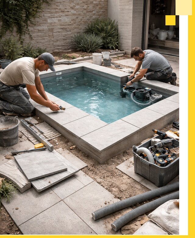 Мини бассейны под ключ в Сыктывкаре, дизайн и установка