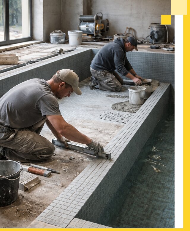 Строительство бассейна в частном доме в Сыктывкаре под ключ