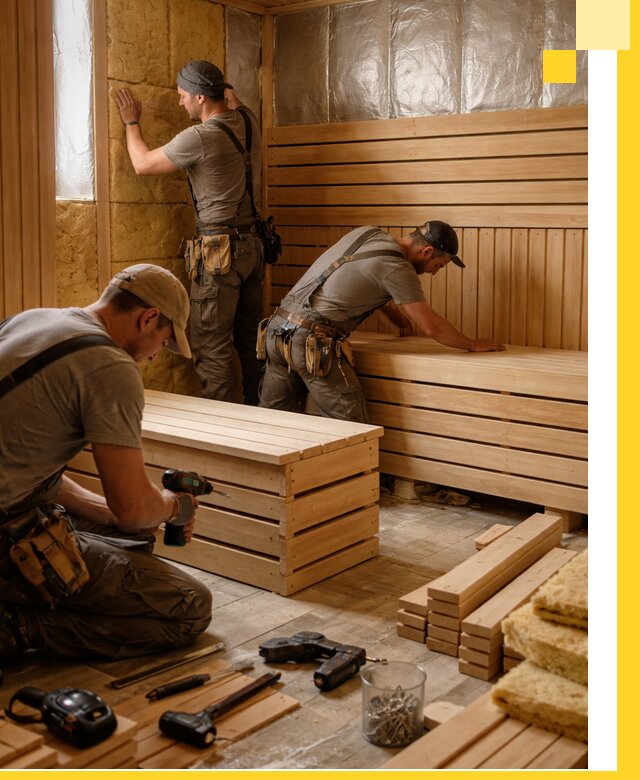 Профессиональное строительство саун под ключ в Сыктывкаре