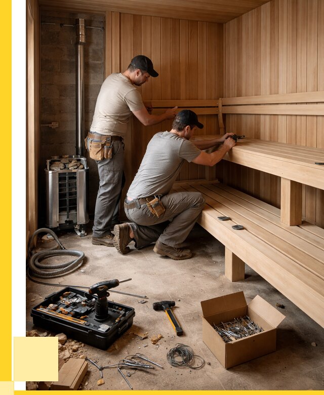 Монтаж саун под ключ в Сыктывкаре от 123732 р. | ЭриданСкт