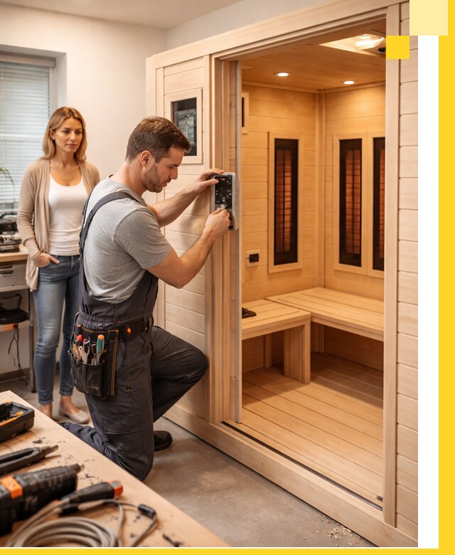 Инфракрасные сауны под ключ в Сыктывкаре продажа и установка