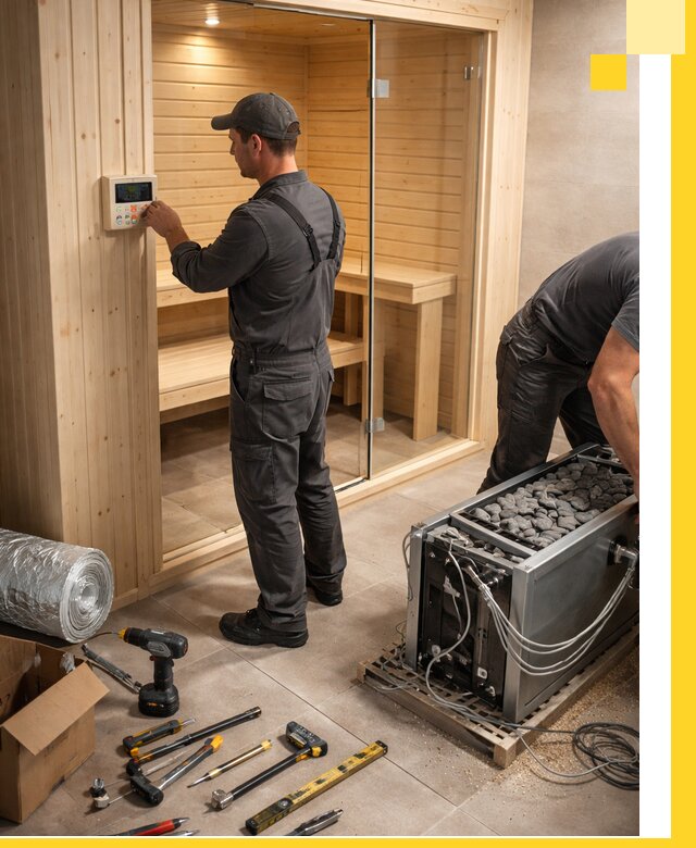 Поставка, установка и монтаж электрических саун в Сыктывкаре