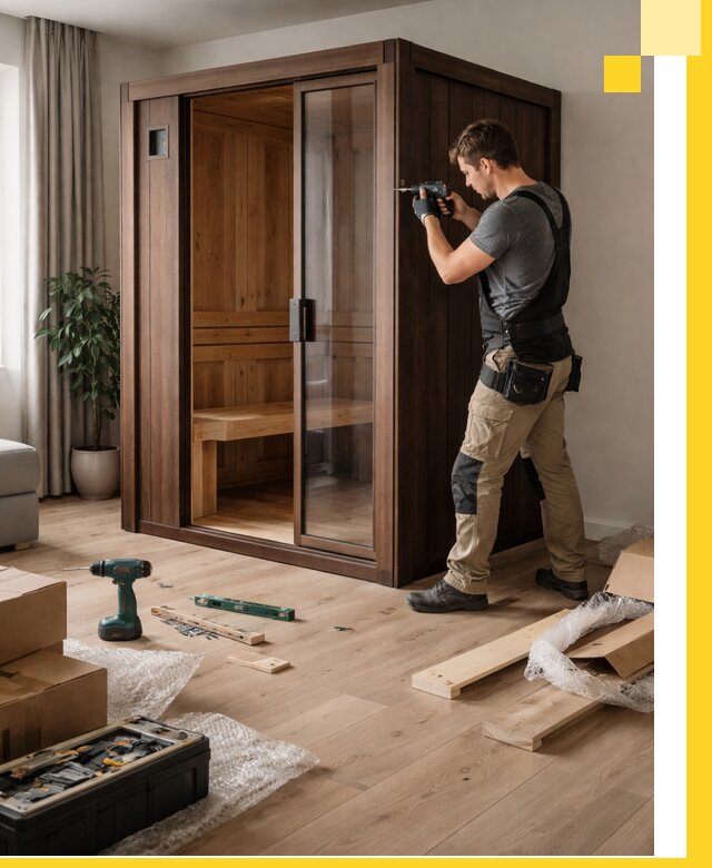 Установка и производство мини саун под ключ в Сыктывкаре