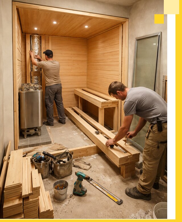 Проектирование и установка домашних саун под ключ в Сыктывкаре