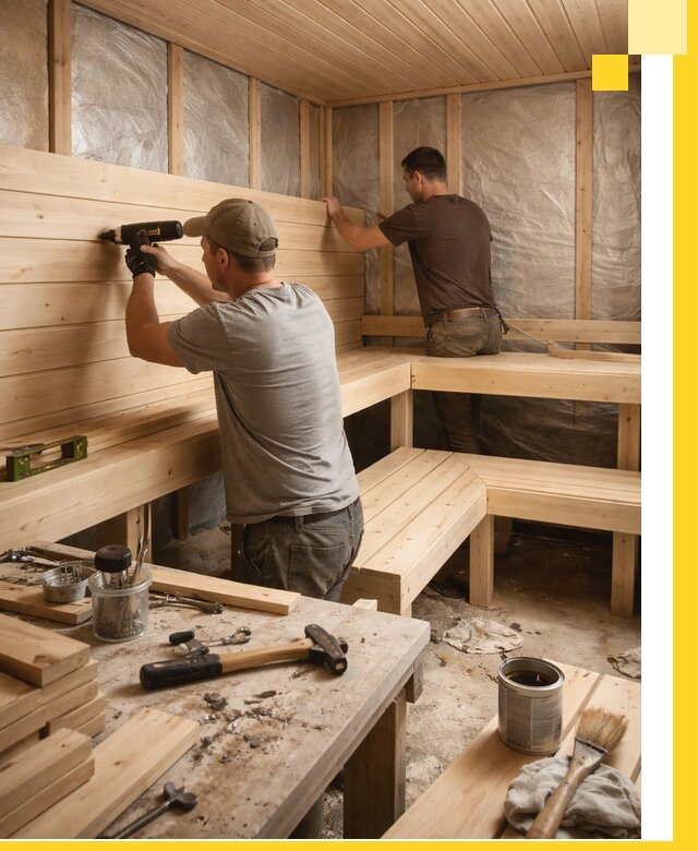 Профессиональная отделка бань и саун под ключ в Сыктывкаре