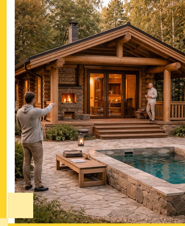 Проекты бань и хамам в Сыктывкаре от 25778 р. | ЭриданСкт