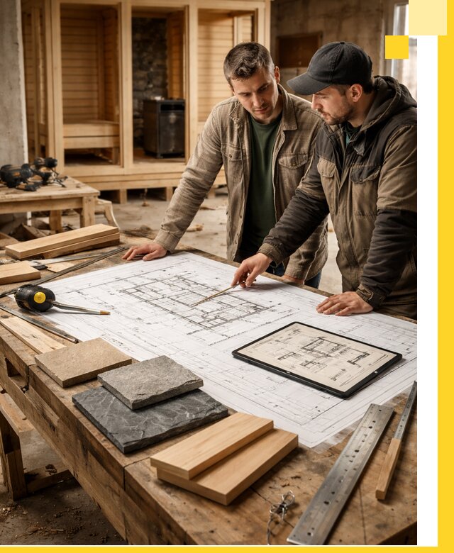 Проекты бань под ключ и планы строительства в Сыктывкаре