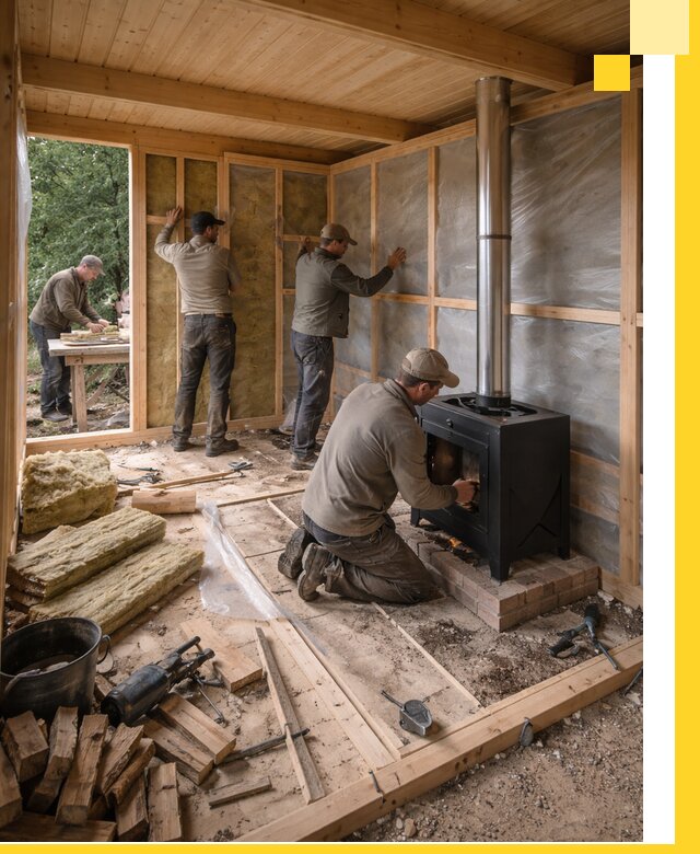 Профессиональный монтаж бань под ключ в Сыктывкаре для дома