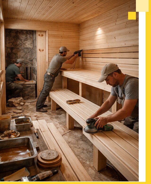 Профессиональная отделка бань в Сыктывкаре под ключ, с гарантией