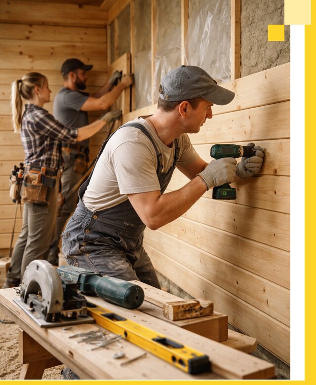 Обшивка бань под ключ в Сыктывкаре: отделка стен и потолков