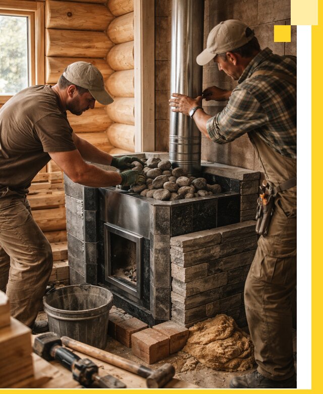 Строительство и отделка русских бань под ключ в Сыктывкаре