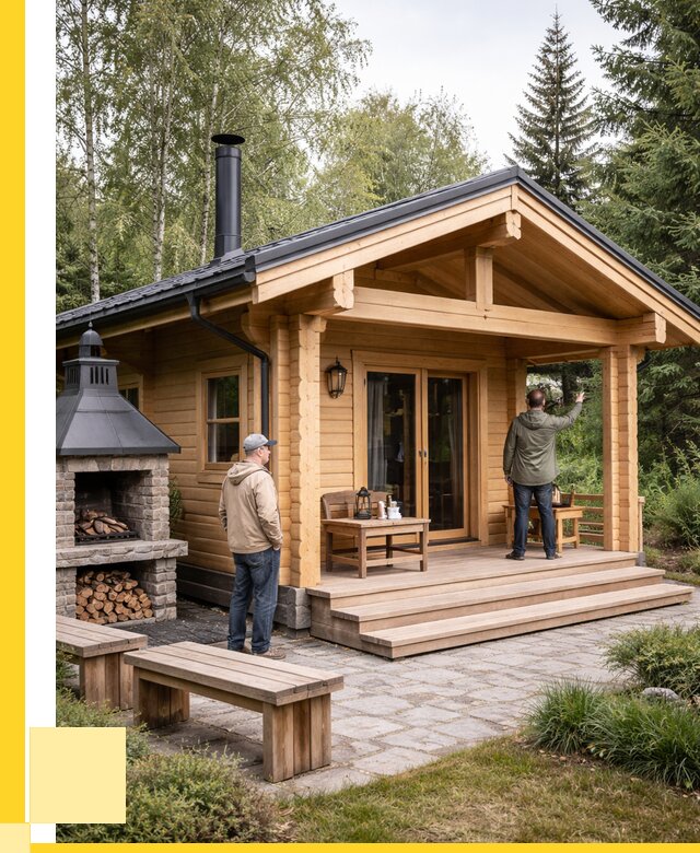 Деревянные бани под ключ в Сыктывкаре от 463995 р. | ЭриданСкт